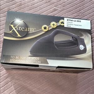 Xsteam Steamer Travel Iron Black